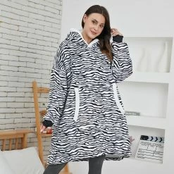 Apparel Animal Kingdom Zebra Leopard Tiger Oversized Thick Blanket Hoodie 15 Apparel Animal Kingdom Zebra Leopard Tiger Oversized Thick Blanket Hoodie