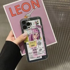 Accessories Art Retro Graffiti Girl Collage IPhone Case