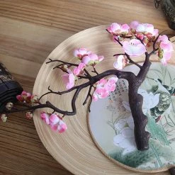 Home Decor Home & Pets Artificial Plastic Sakura Cherry Tree