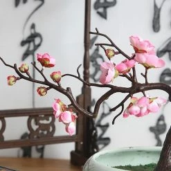 Home Decor Home & Pets Artificial Plastic Sakura Cherry Tree