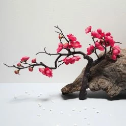 Home Decor Home & Pets Artificial Plastic Sakura Cherry Tree