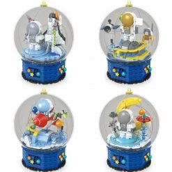 Build It Astronaut In A Globe LED Light Set