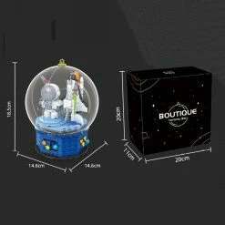 Build It Astronaut In A Globe LED Light Set