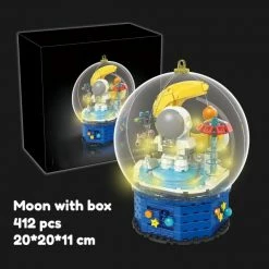 Build It Astronaut In A Globe LED Light Set