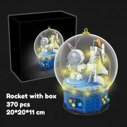Build It Astronaut In A Globe LED Light Set