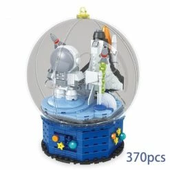 Build It Astronaut In A Globe LED Light Set