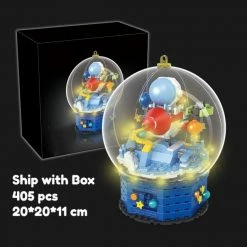 Build It Astronaut In A Globe LED Light Set