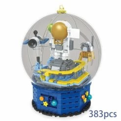 Build It Astronaut In A Globe LED Light Set