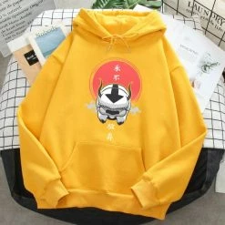 Apparel Avatar The Last Airbender Appa Full Blood Moon Anime Light Hoodie
