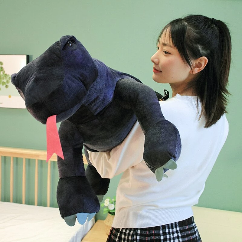 Soft Toy Baja The Black Komodo Dragon Lizard Plushie Plush & Toys 5 Soft Toy Baja The Black Komodo Dragon Lizard Plushie Plush & Toys