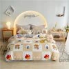 Home Decor Home & Pets Kawaii Shiba & Flowers Design Bedding Set 2 Home Decor Home & Pets Kawaii Shiba & Flowers Design Bedding Set