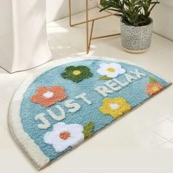 Home Decor Beautiful Floral Mat