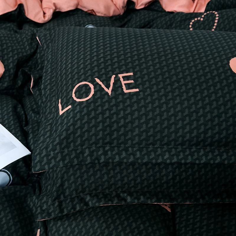 Home Decor Black Pink Love Supreme Bedding Set Home & Pets 8 Home Decor Black Pink Love Supreme Bedding Set Home & Pets