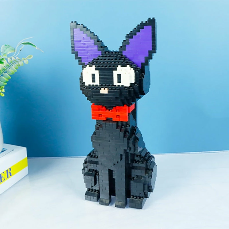 Build It Black Sitting Cat Nano Building Set 7 Build It Black Sitting Cat Nano Building Set
