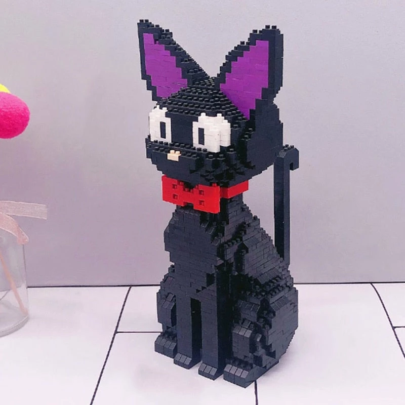 Build It Black Sitting Cat Nano Building Set 4 Build It Black Sitting Cat Nano Building Set