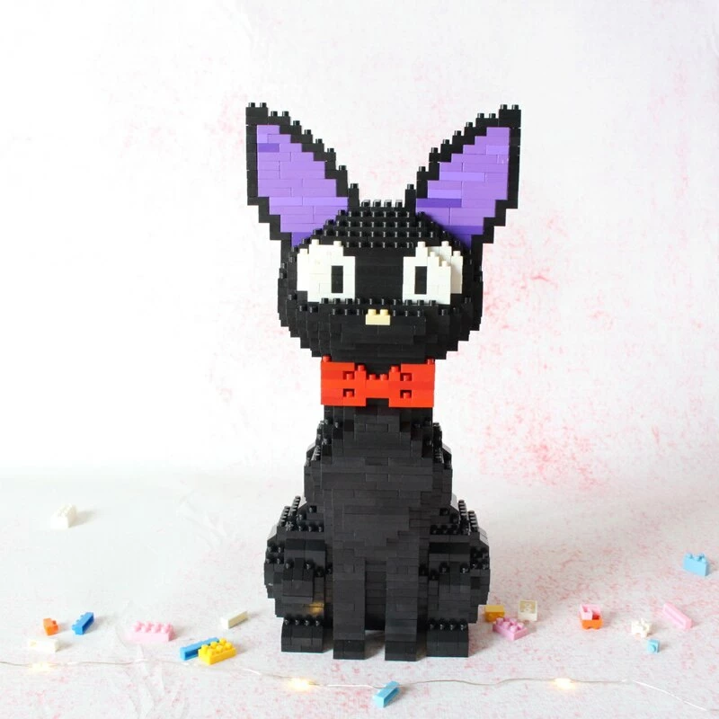 Build It Black Sitting Cat Nano Building Set 6 Build It Black Sitting Cat Nano Building Set