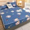 Home Decor Home & Pets Blue Kawaii Bear Quilted Fitted Bedsheet 2 Home Decor Home & Pets Blue Kawaii Bear Quilted Fitted Bedsheet