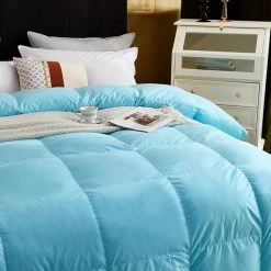 Home Decor Blue Sky Luxury White Goose Down Duvet Comforter 14 Home Decor Blue Sky Luxury White Goose Down Duvet Comforter