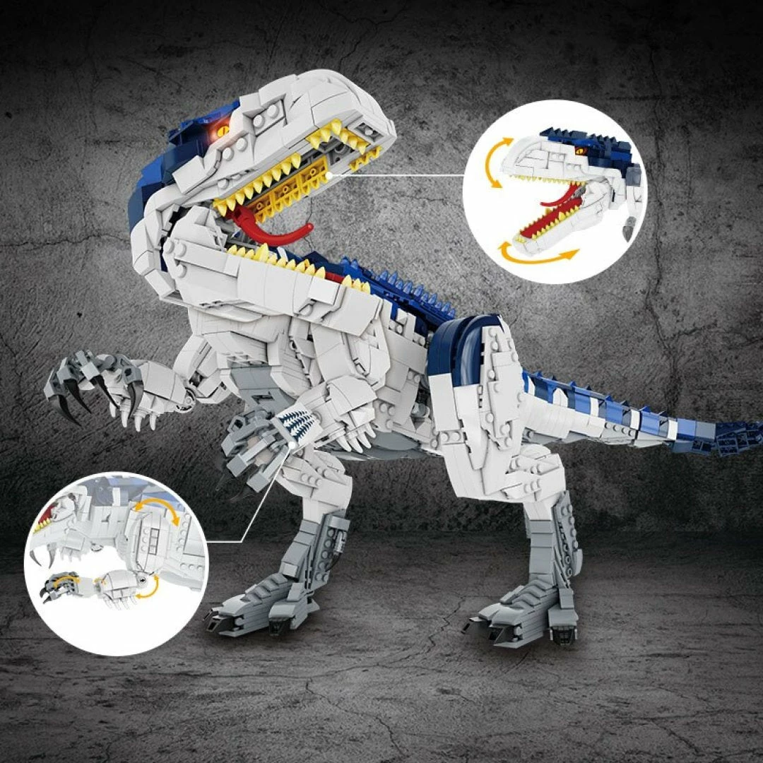 Build It Majestic Blue Tyrannosaurus Rex 3 Build It Majestic Blue Tyrannosaurus Rex