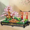 Build It Bonsai Cherry Blossom Sakura Shrine Nano Building Sets