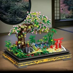 Build It Bonsai Sakura Shrine Scenic Building Nano Sets Collection