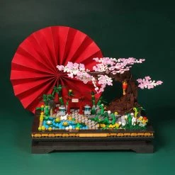 Build It Bonsai Sakura Shrine Scenic Building Nano Sets Collection