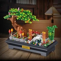 Build It Bonsai Sakura Shrine Scenic Building Nano Sets Collection