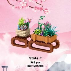 Build It Bonsai Sakura Shrine Scenic Building Nano Sets Collection