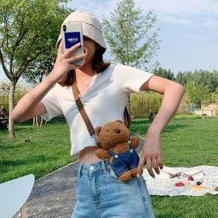 Apparel Brown Bear Bag