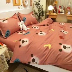 Home Decor Home & Pets Brown Bear Face Bedding Set 16 Home Decor Home & Pets Brown Bear Face Bedding Set