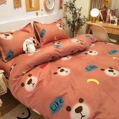 Home Decor Home & Pets Brown Bear Face Bedding Set 18 Home Decor Home & Pets Brown Bear Face Bedding Set
