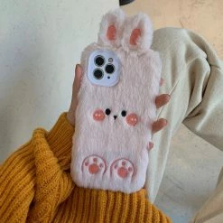 Accessories Brown Bear & Pink Rabbit Friends Plush IPhone Case 19 Accessories Brown Bear & Pink Rabbit Friends Plush IPhone Case