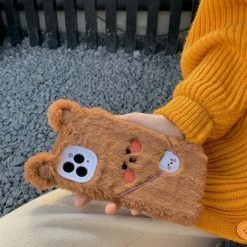 Accessories Brown Bear & Pink Rabbit Friends Plush IPhone Case 20 Accessories Brown Bear & Pink Rabbit Friends Plush IPhone Case