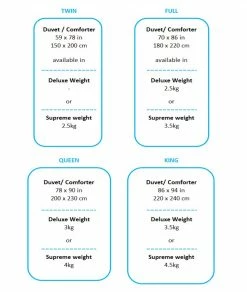 Home Decor Home & Pets Brown Luxury White Goose Down Duvet Comforter