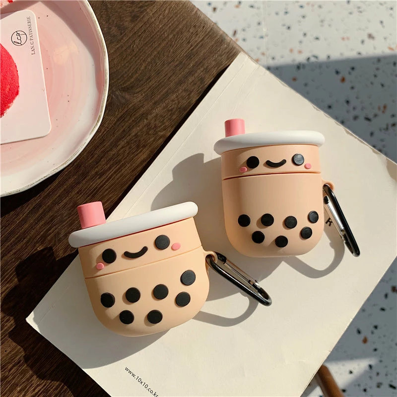 Accessories Food & Drinks Bubble Tea Airpods Case (1&2&3&Pro) 4 Accessories Food & Drinks Bubble Tea Airpods Case (1&2&3&Pro)