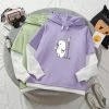 Apparel Bubble Tea Bear Half-Sleeve Hoodie