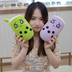 Soft Toy Bubble Tea Family Taro & Matcha Edition