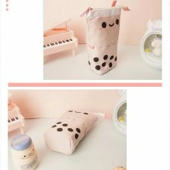 Accessories Bubble Tea Telescopic Pencil Case à La Mode Stationery