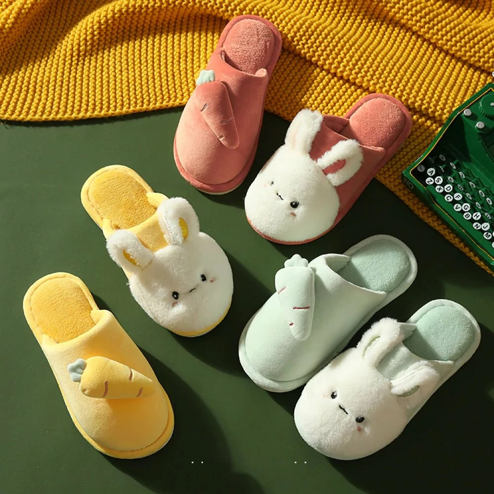 Soft Toy Bunny And Carrot Plush Slippers 9 Soft Toy Bunny And Carrot Plush Slippers