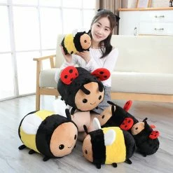 Soft Toy Plush & Toys Busy Bugs Ladybird Bumblebee Plushies