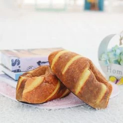 Apparel Butter Bread Plush Slippers