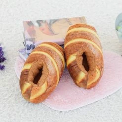 Apparel Butter Bread Plush Slippers