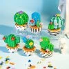 Build It Cactus Succulent Plant Pots Nano Building Set