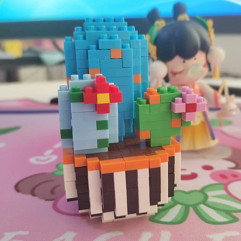 Build It Cactus Succulent Plant Pots Nano Building Set 6 Build It Cactus Succulent Plant Pots Nano Building Set