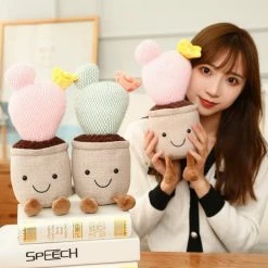 Soft Toy Cactus Succulent Pot Plant Plushie