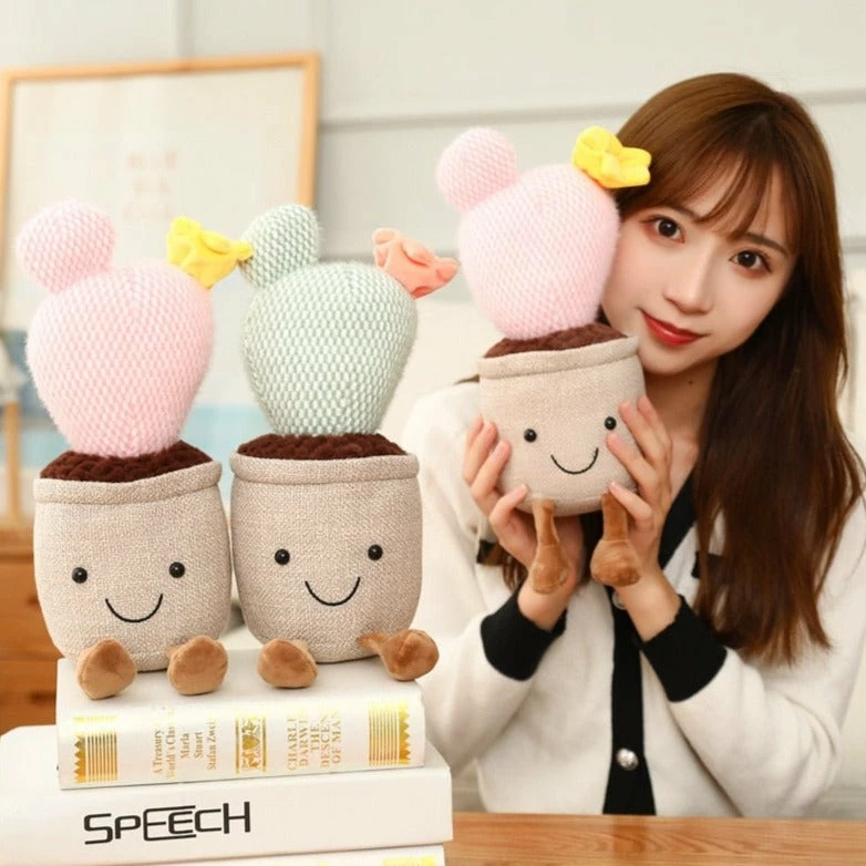 Soft Toy Cactus Succulent Pot Plant Plushie 4 Soft Toy Cactus Succulent Pot Plant Plushie