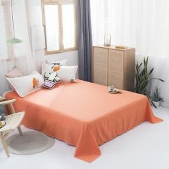 Home Decor Carrot & Bunny White Print Bedding Set