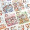 Accessories Stationery Cartoon Girl And Besties Stickers Set
