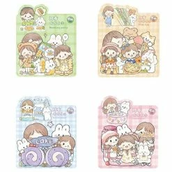 Accessories Stationery Cartoon Girl And Besties Stickers Set