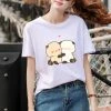 Apparel Cartoon Red Panda Collection 2 Women's Part Cotton Tee 2 Apparel Cartoon Red Panda Collection 2 Women's Part Cotton Tee